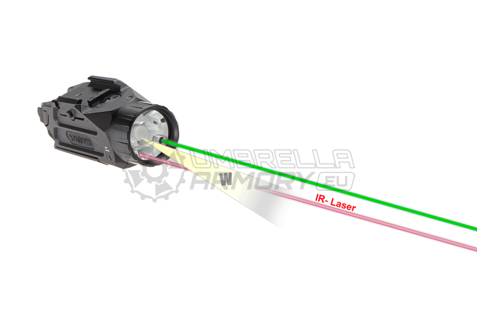 P.ID Dual Pistol Flashlight / Green + IR Laser (Holosun)