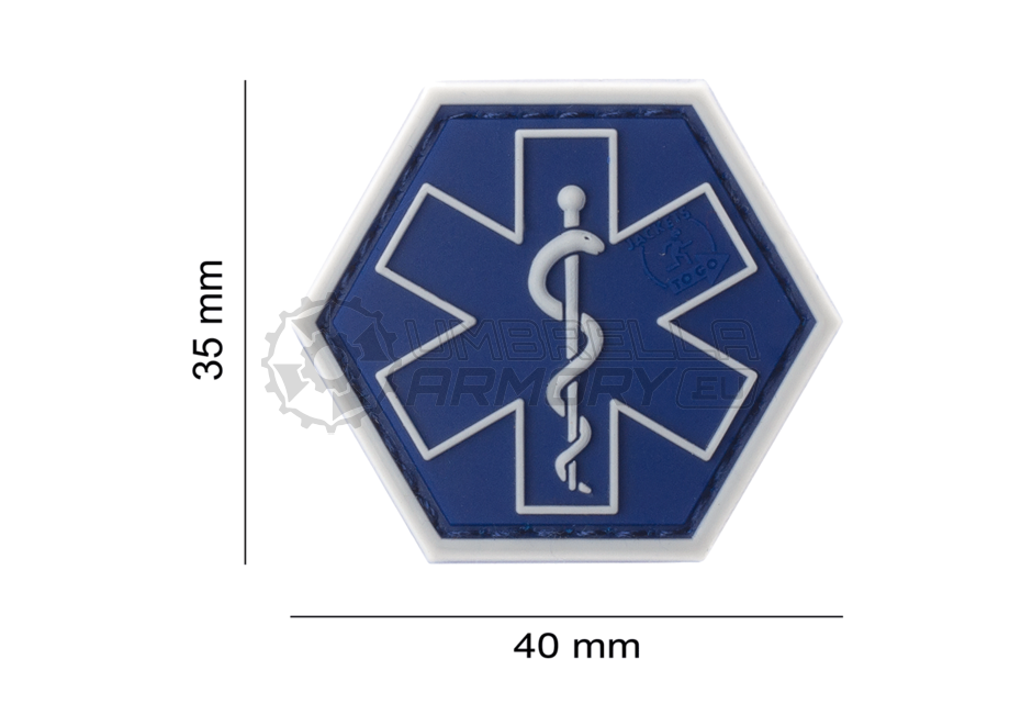Paramedic Hexagon Rubber Patch (JTG)
