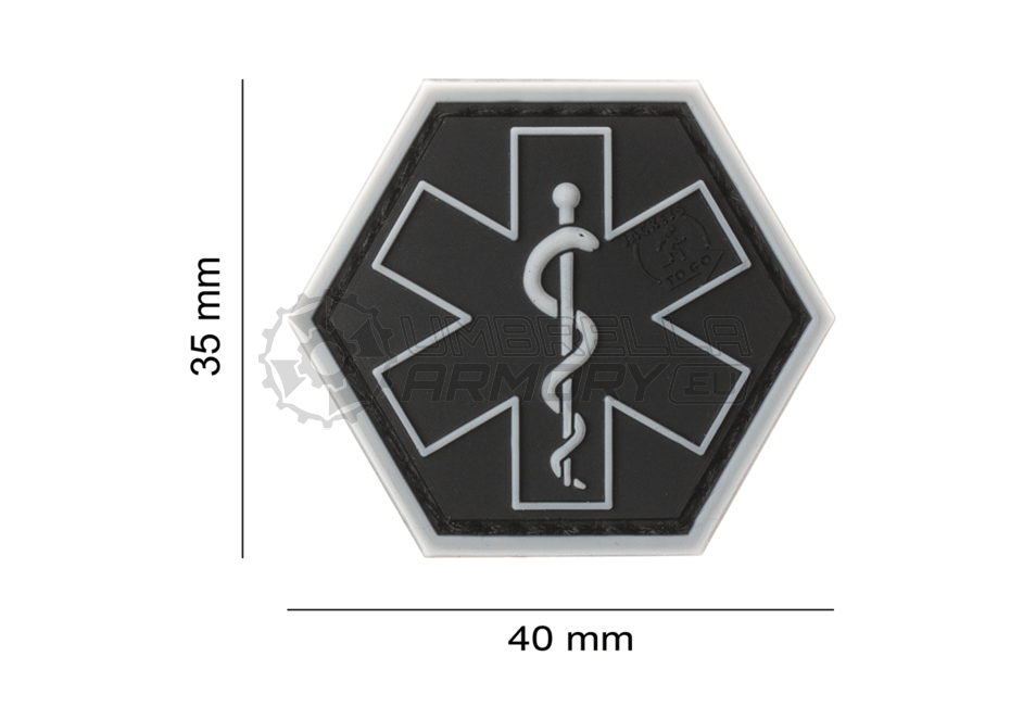 Paramedic Hexagon Rubber Patch (JTG)