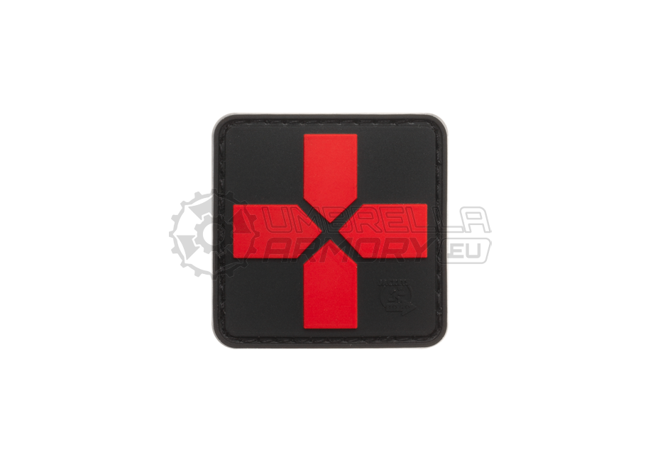 Red Cross Rubber Patch 40mm (JTG)