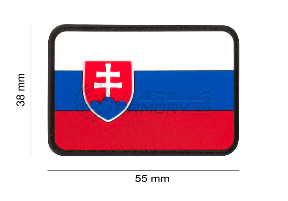Slovakia Flag Rubber Patch (JTG)