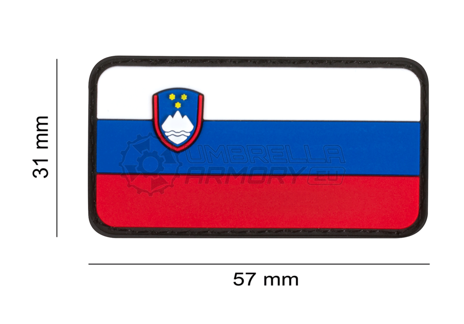 Slovenia Flag Rubber Patch (JTG)