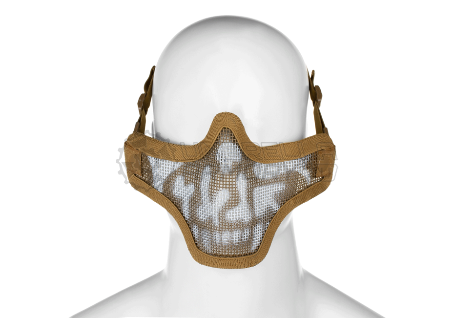 Steel Half Face Mask Death Head (Invader Gear)