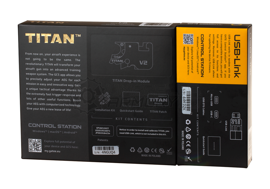 Titan V2 Advanced Set Rear Wired Semi Only (Gate)