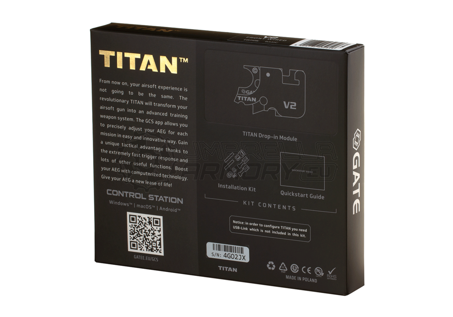 Titan V2 Basic Module Front Wired Semi Only (Gate)