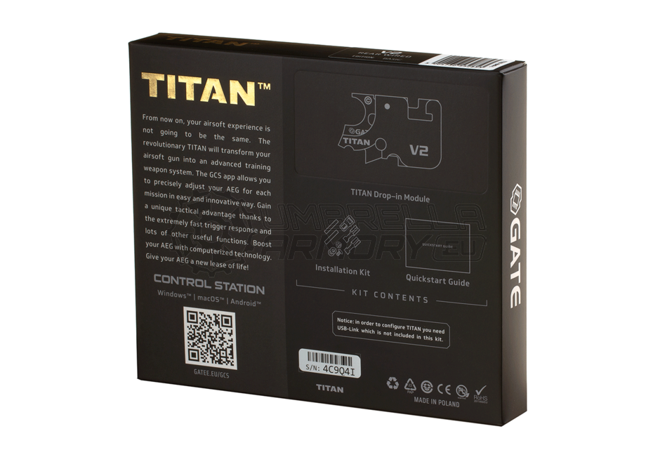 Titan V2 Basic Module Rear Wired Semi Only (Gate)