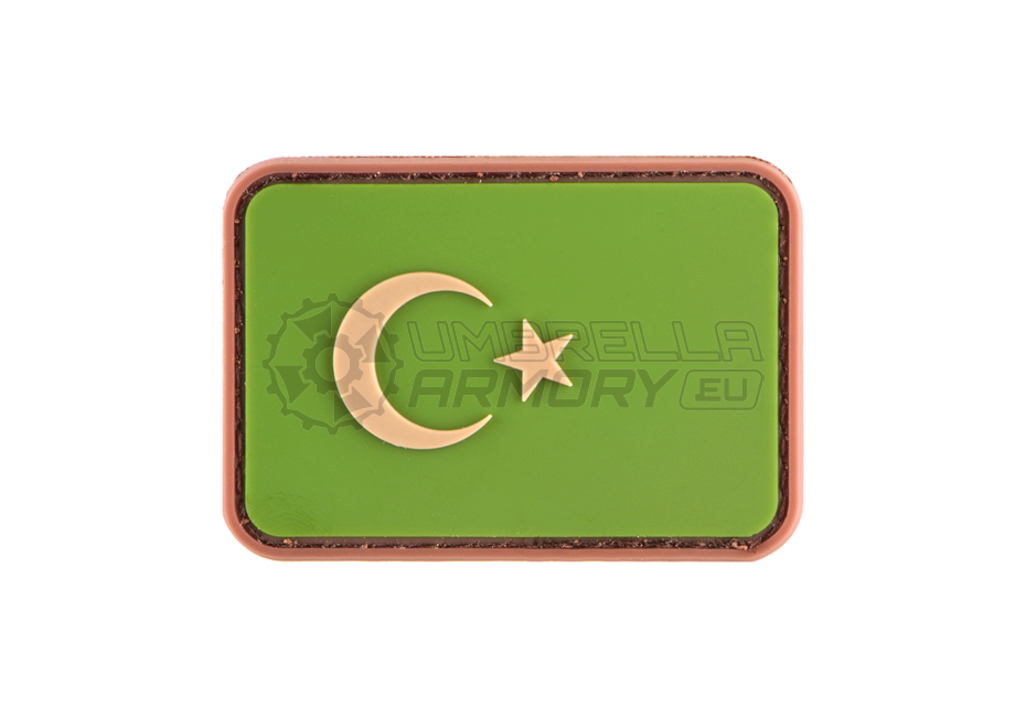 Turkey Flag Rubber Patch (JTG)