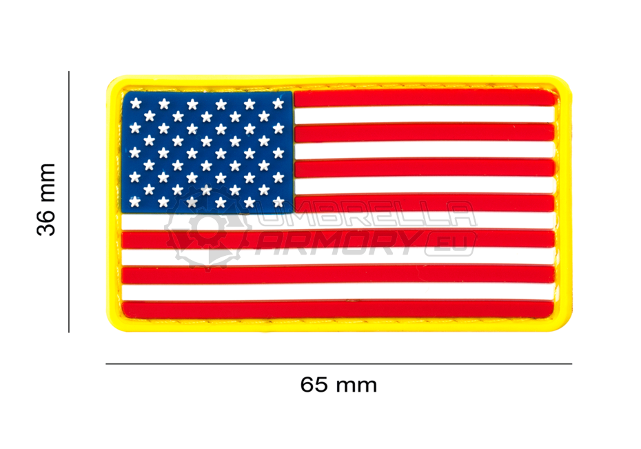 US Flag Rubber Patch (JTG)