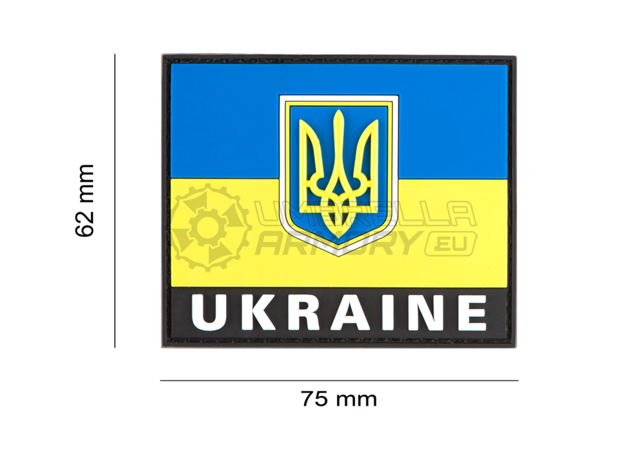 Ukraine Flag Rubber Patch (JTG)