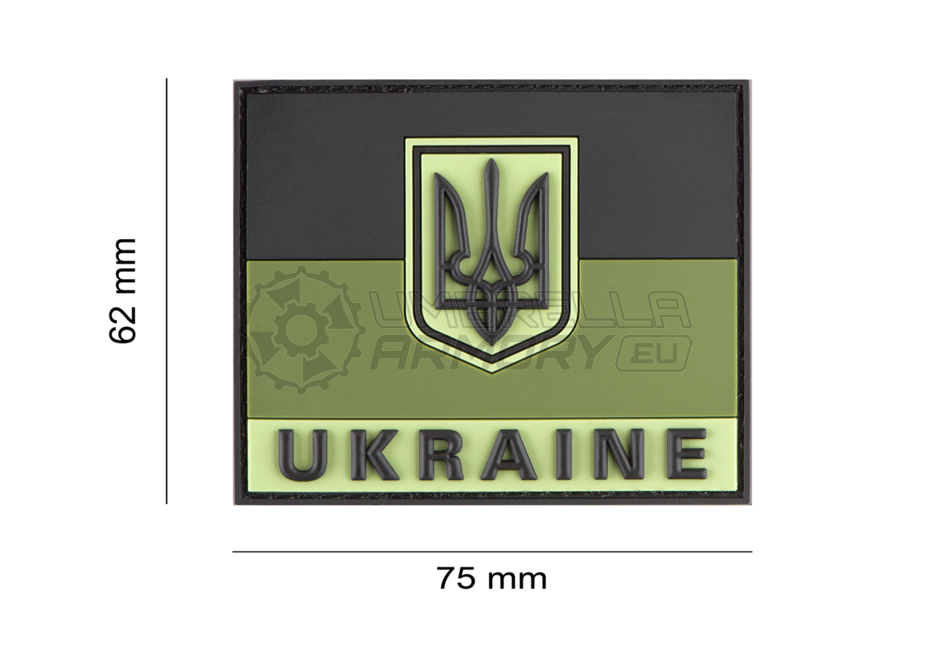 Ukraine Flag Rubber Patch (JTG)