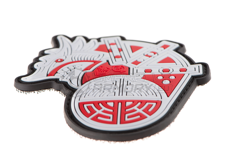 Viking Dragon Ship Head Rubber Patch (JTG)