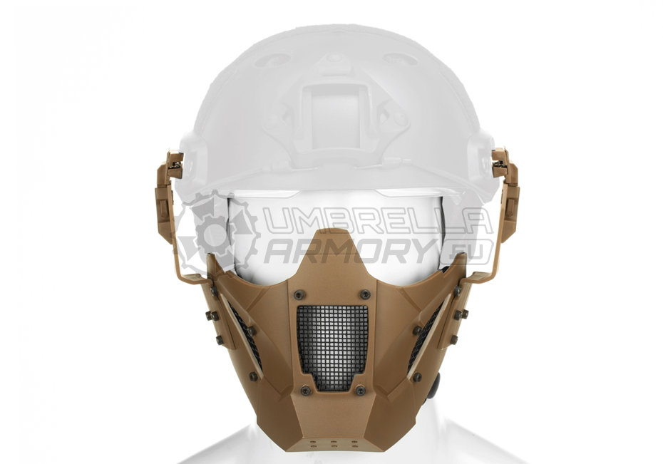 Warrior Steel Half Face Mask (Pirate Arms)