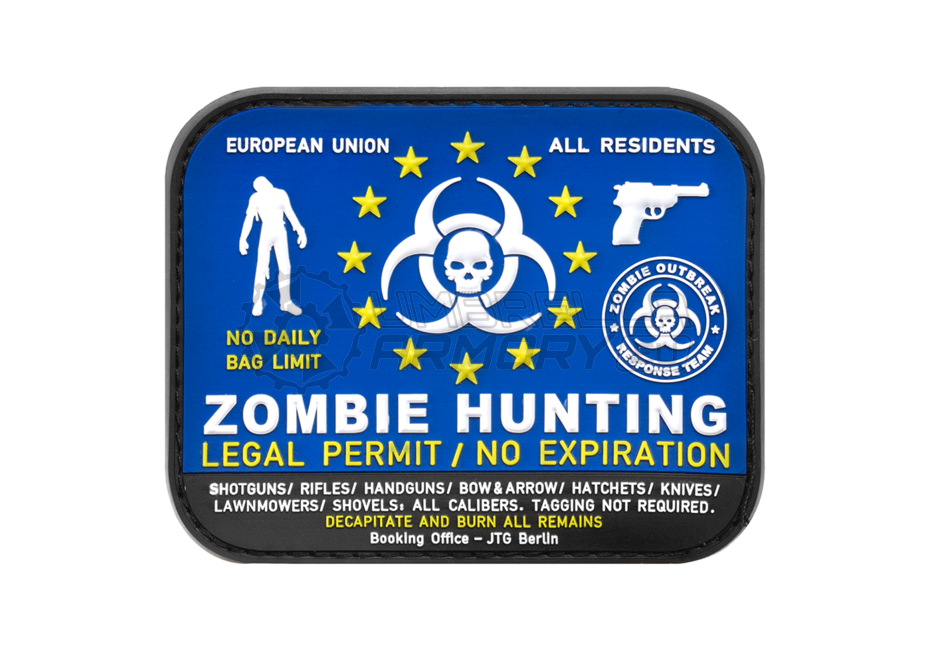 Zombie Hunter Rubber Patch (JTG)